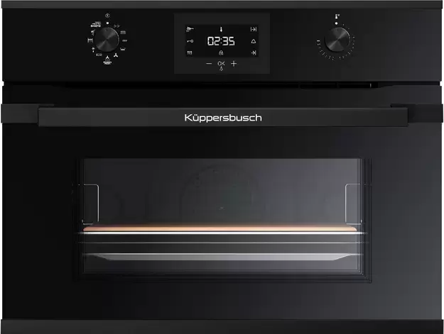 Компактный духовой шкаф с пиролизом Kuppersbusch CBP 6332.0 S5 Black Velvet
