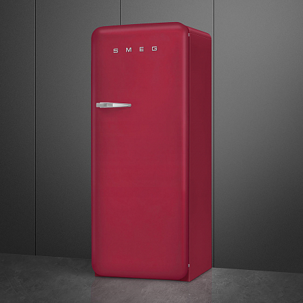 SMEG FAB28RDRB5 Отдельностоящий однодверный холодильник, стиль 50-х годов, 60 см, рубиново-красный