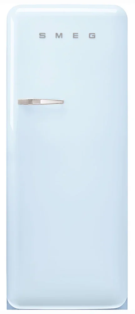 SMEG FAB28RPB6 Отдельностоящий однодверный холодильник, стиль 50-х годов, 60 см, пастельный голубой,