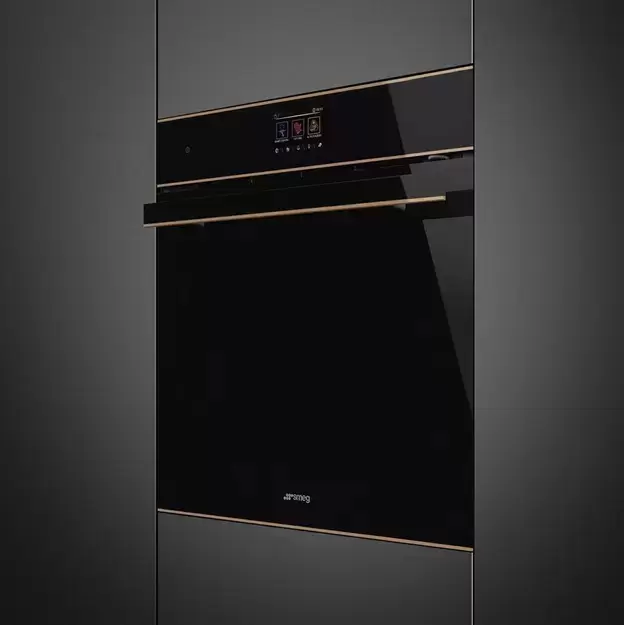 SMEG SOP6604S2PNR Многофункциональный духовой шкаф с пиролизом и пароувлажнением, 60 см, 19 функций,
