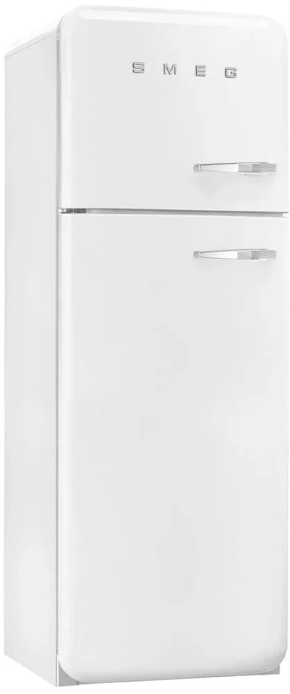 SMEG FAB30LWH6 Отдельностоящий двухдверный холодильник, стиль 50-х годов, 60 см, белый, петли слева