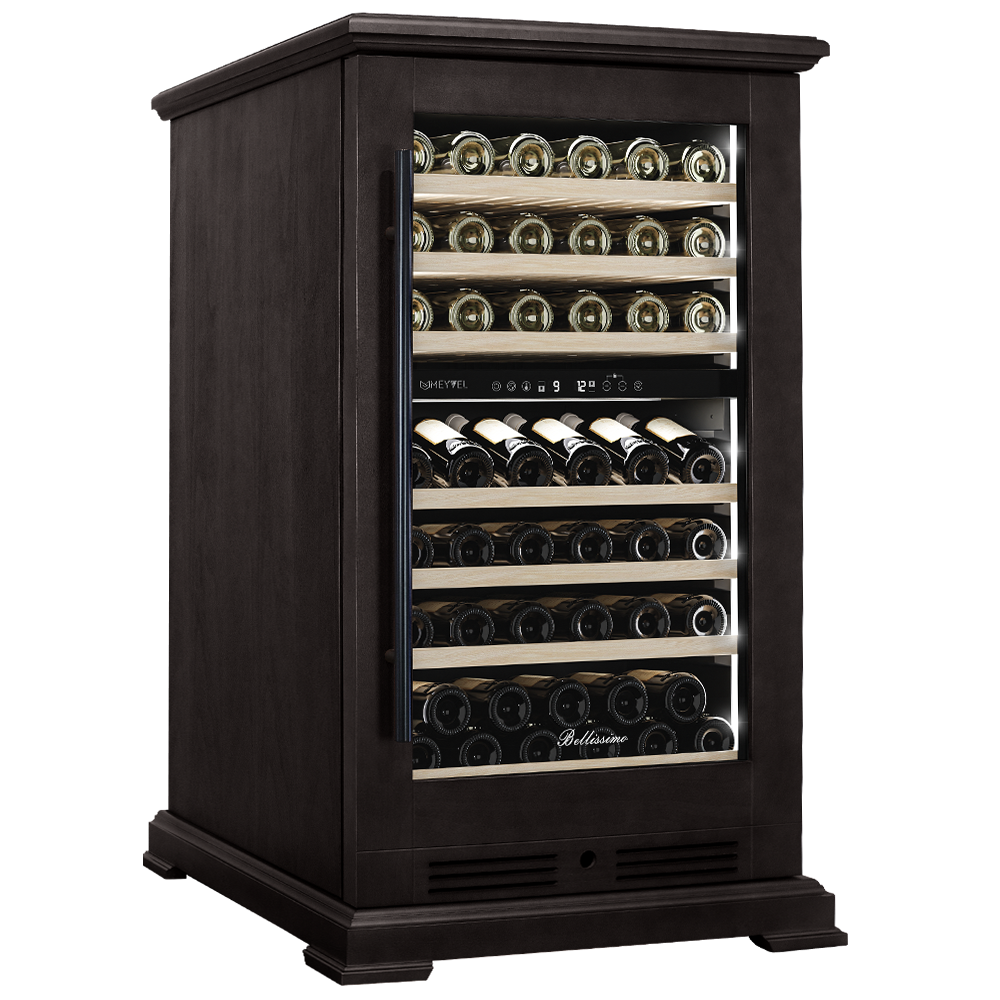 Винный шкаф компрессорный отдельностоящий Meyvel MV77PRO-KBT2 (Тёмный шоколад)
