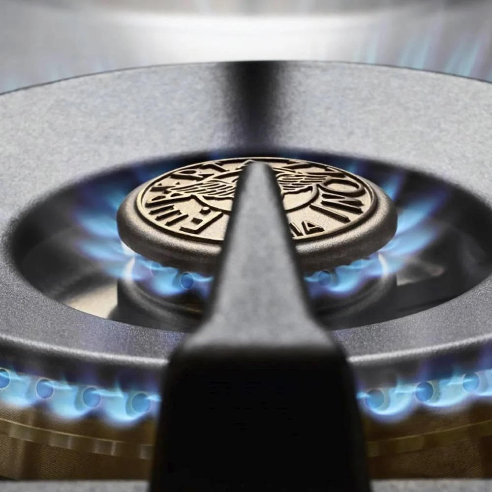 Варочный центр Master, 120 см, 6 газовых конфорок и два шкафа MAS126G2ENET