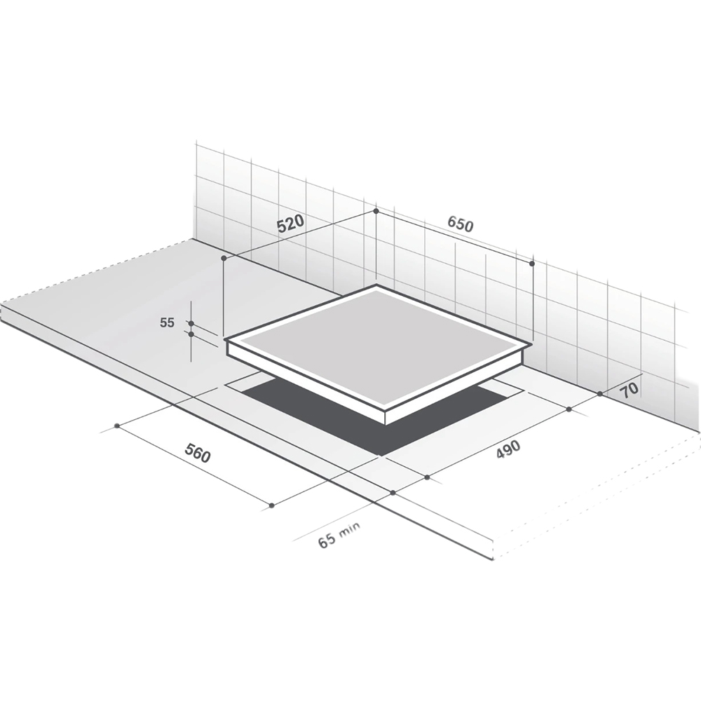 Электрическая варочная панель 65 см De Dietrich DPV7650B