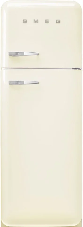 SMEG FAB30RCR6 Отдельностоящий двухдверный холодильник,стиль 50-х годов, 60 см, кремовый, петли спра