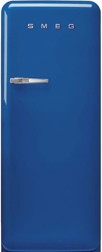 SMEG FAB28RBE6 Отдельностоящий однодверный холодильник, стиль 50-х годов, 60 см, синий, петли справа